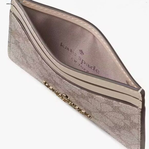 Kate Spade Flower Small Slim Card Holder with Dust Bag - Picture 9 of 9